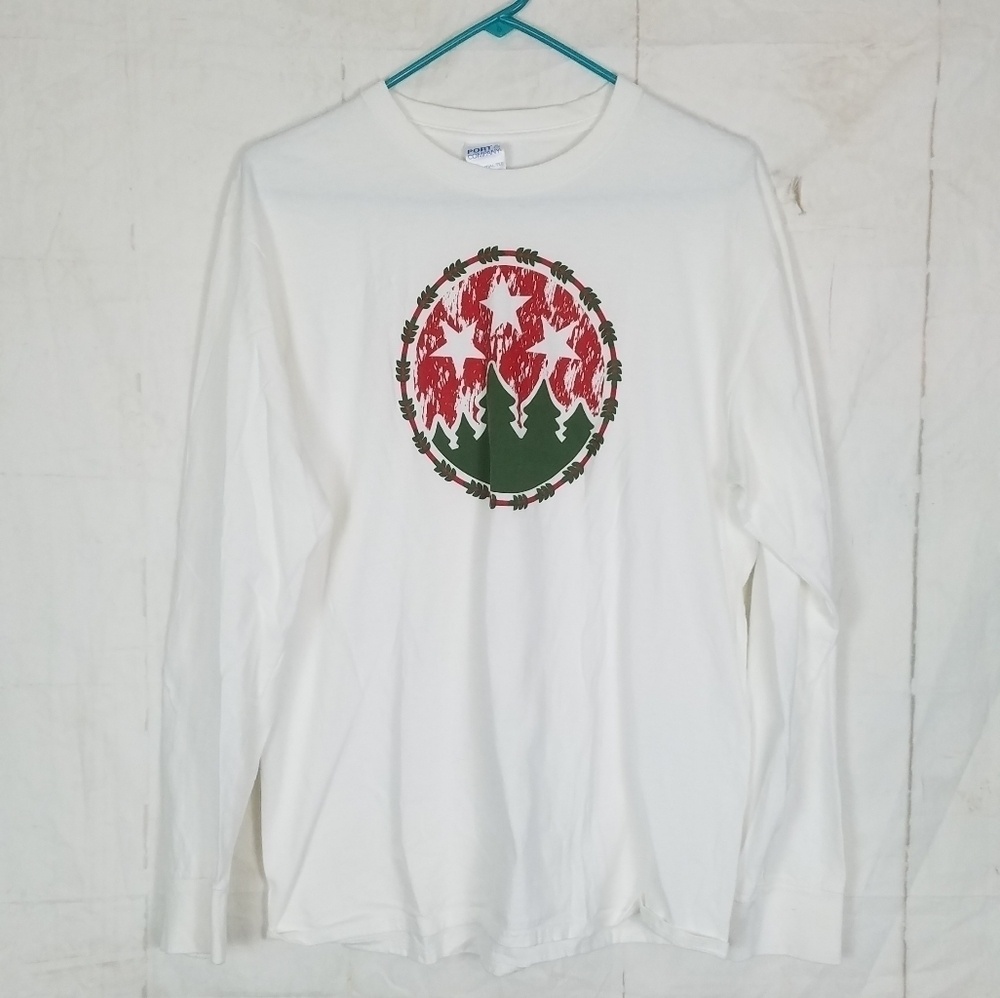 Port & company graphic long sleeve t-shirt
